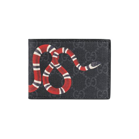 gucci ayers snakeskin mens wallet|gucci wallet snake review.